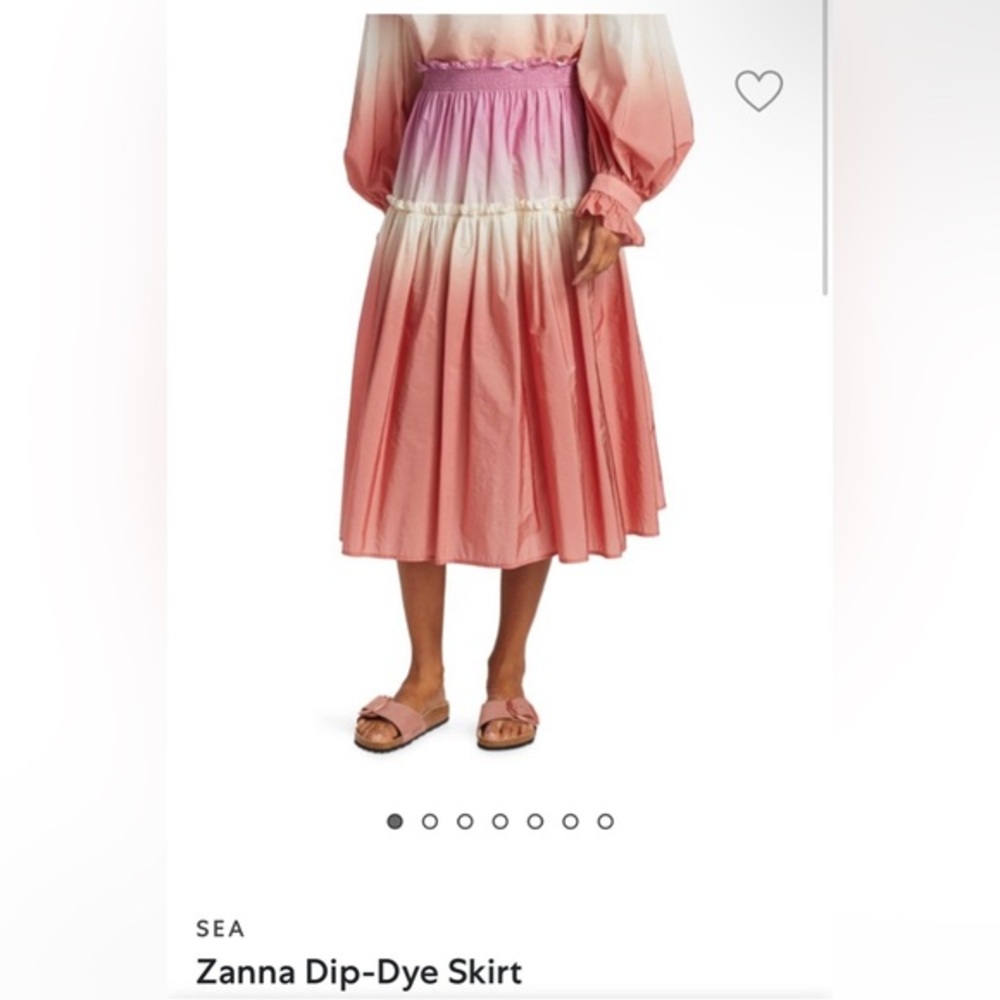 Sea Zanna Dip-Dye Skirt